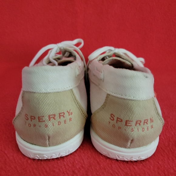 SPERRY Women Maui Island Canvas Boat Shoes Ivory | 6.5 - Picture 5 of 8